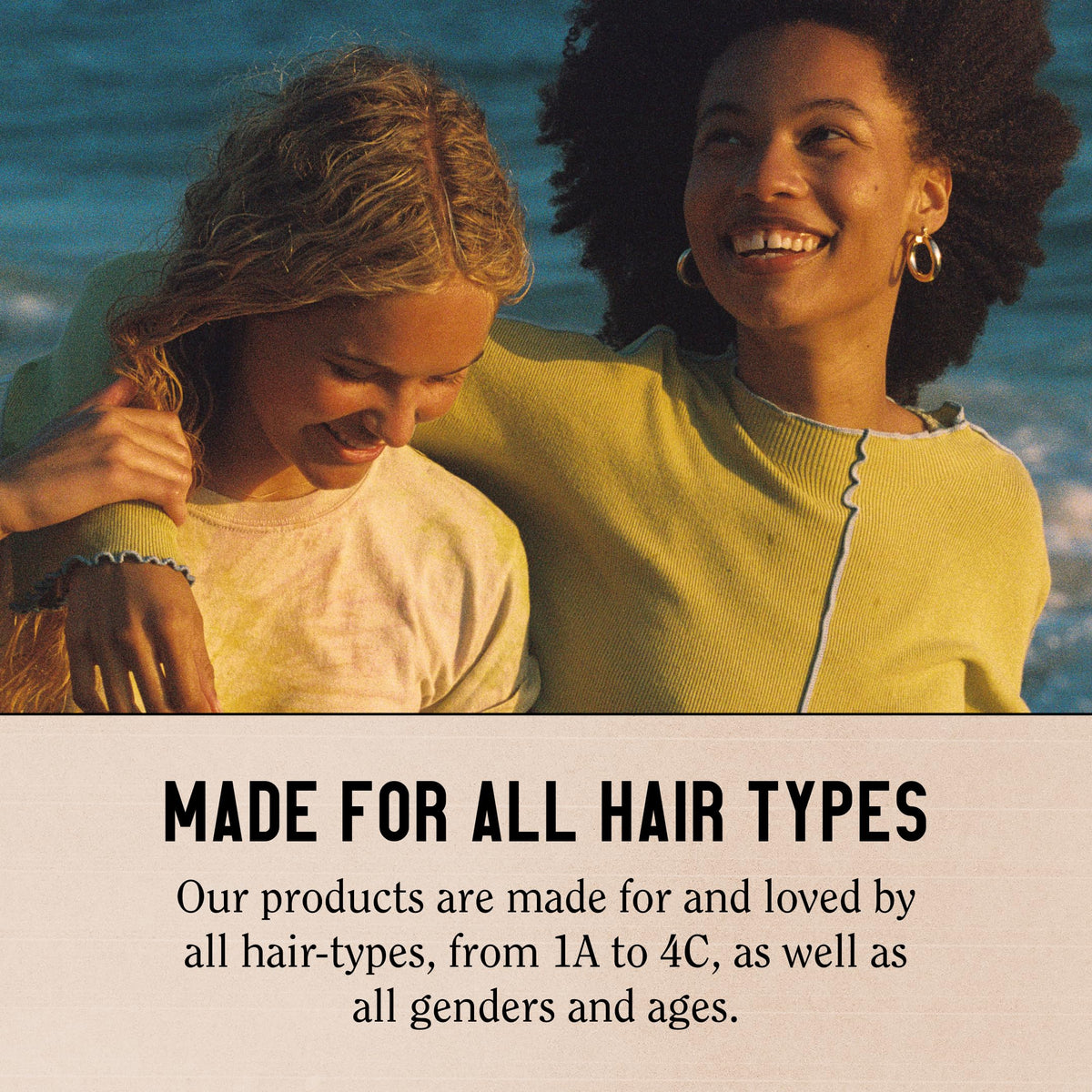 California Naturals conditioner applied to wet hair showing detangling benefit