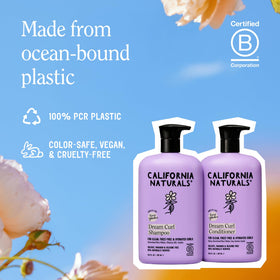 California Naturals rice water and shea butter ingredients for strength