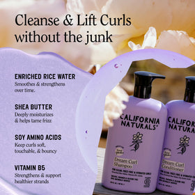 California Naturals set in shower illustrating daily wet-use convenience
