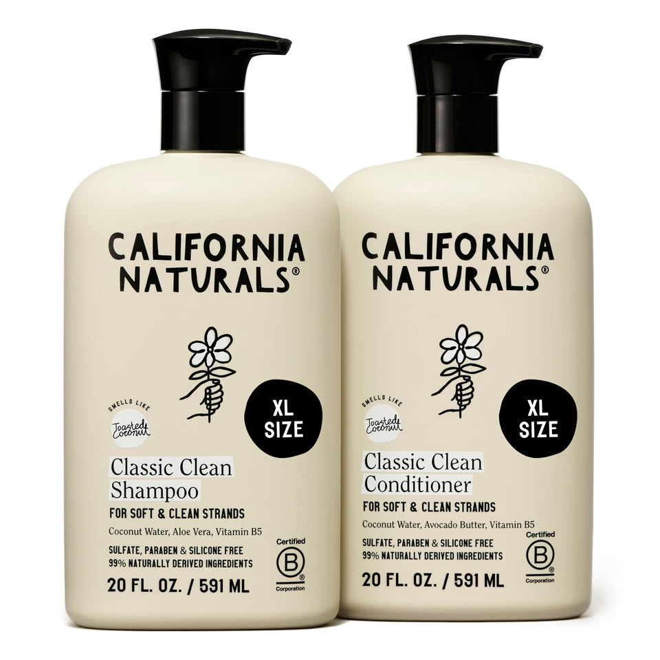 California Naturals front packaging showing toasted coconut scent and set benefits