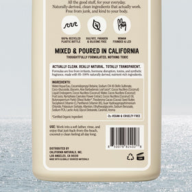 California Naturals arranged coconut and shea butter showing nourishing ingredient benefits