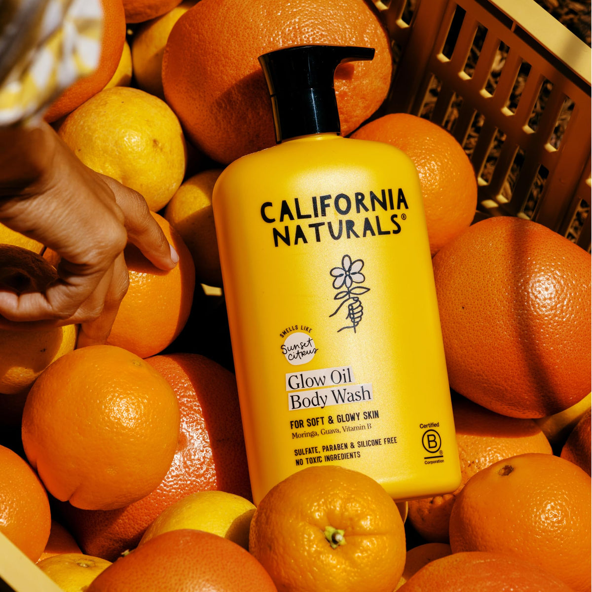 California Naturals label with vegan and cruelty-free seals showing trust benefit