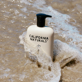 California Naturals recycled packaging badge emphasizing eco-friendly materials benefit