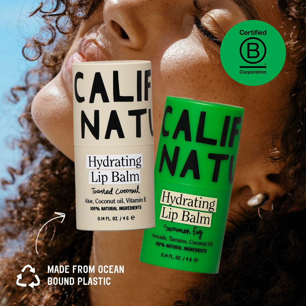 California Naturals recycled packaging label highlighting eco-friendly packaging