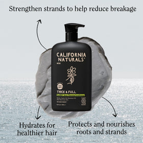 California Naturals back label with ingredients and usage directions
