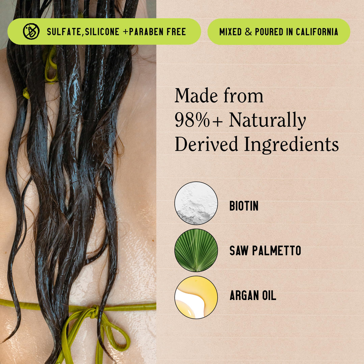 California Naturals conditioner close-up highlighting hydrating, detangling cream