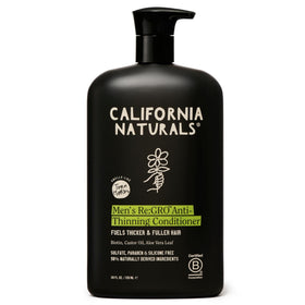 California Naturals front bottle showing Re:GRO conditioner and benefits