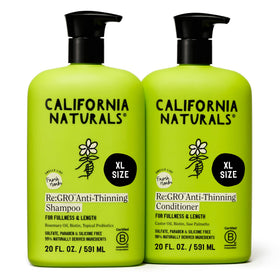 California Naturals front packaging showing both Re:GRO bottles and benefits