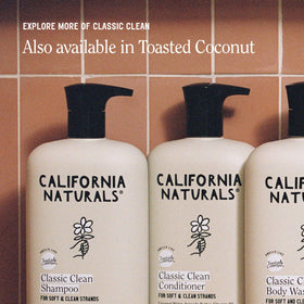 California Naturals bottle with recycled materials illustrating eco-friendly packaging