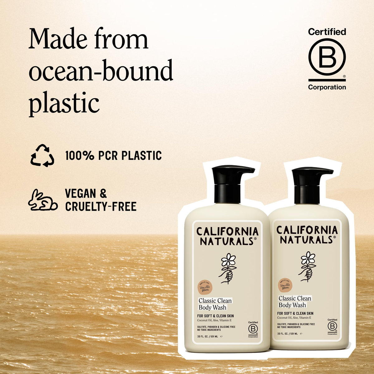 California Naturals coconut shea aloe trio highlighting moisturizing benefits