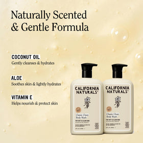 California Naturals pump dispensing gel with easy one-handed use