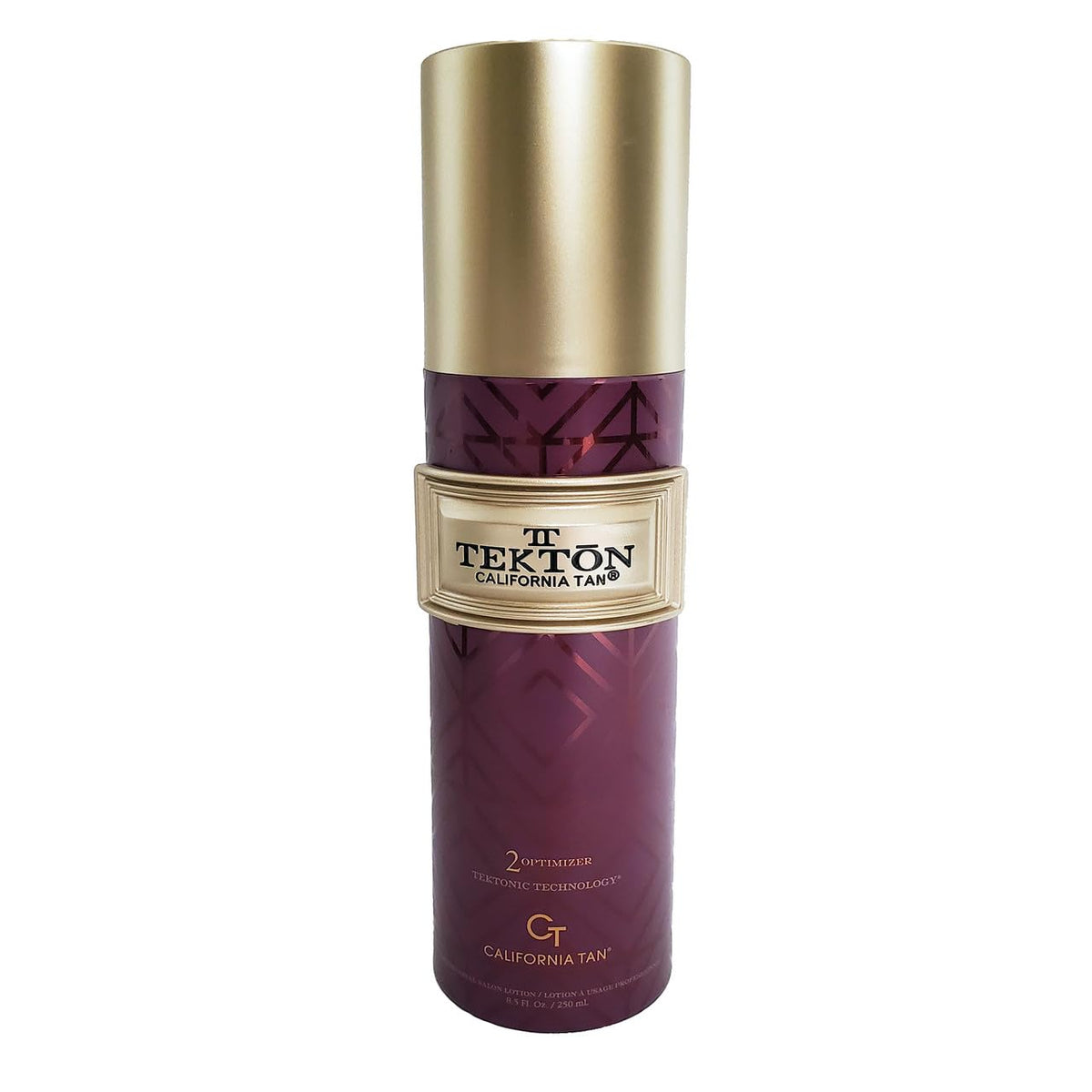 California Tan Optimizer front packaging showing product and size benefit