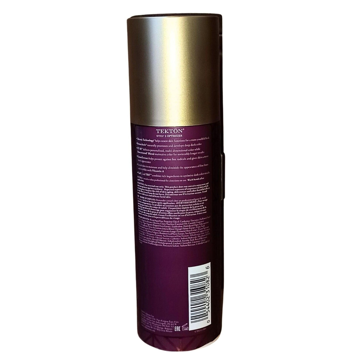 California Tan Optimizer on bathroom shelf in lifestyle setting for routine benefit