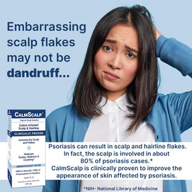 CalmScalp ingredient highlight ethanoic acid, gentle exfoliation for clearer scalp