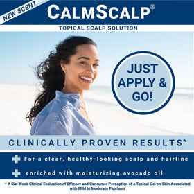 CalmScalp avocado and grapeseed oils display, nourishes without weighing hair