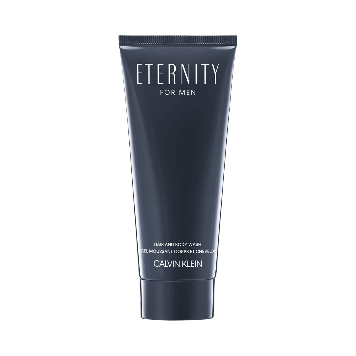 Calvin Klein Eternity bottle front view showing minimalist branding and scent