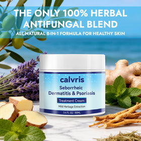 Calvris ingredients display with kudzu and goldthread emphasizing botanical support benefit