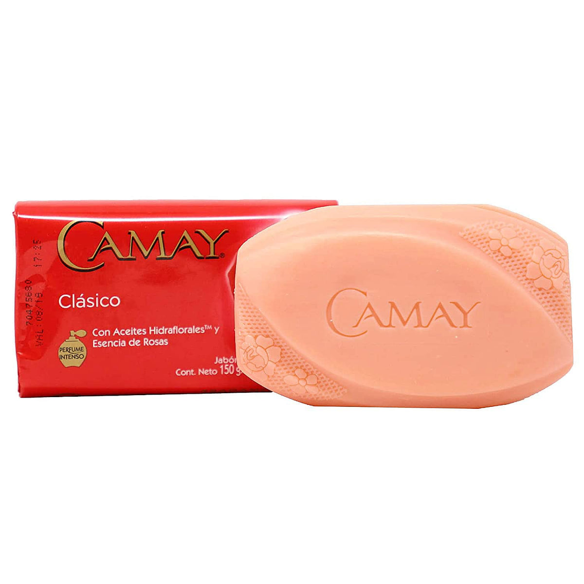 Camay rose creamy lather closeup demonstrating soft moisturizing foam
