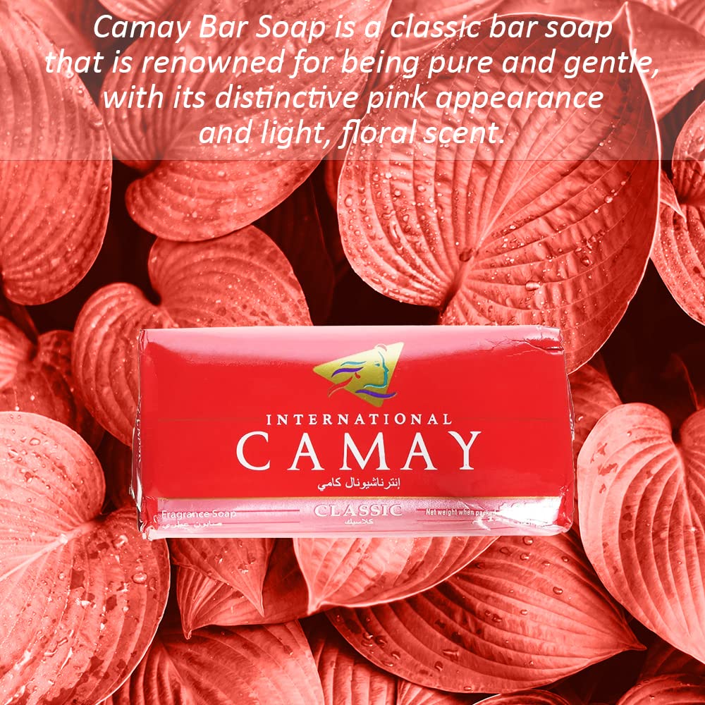 Close-up of Camay label and ingredients for transparency and ingredient clarity