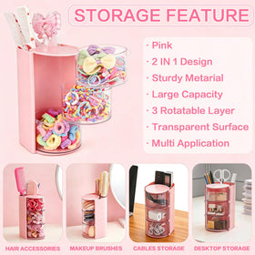 CAMBIODV lifestyle scene of accessories on dresser for quick morning styling