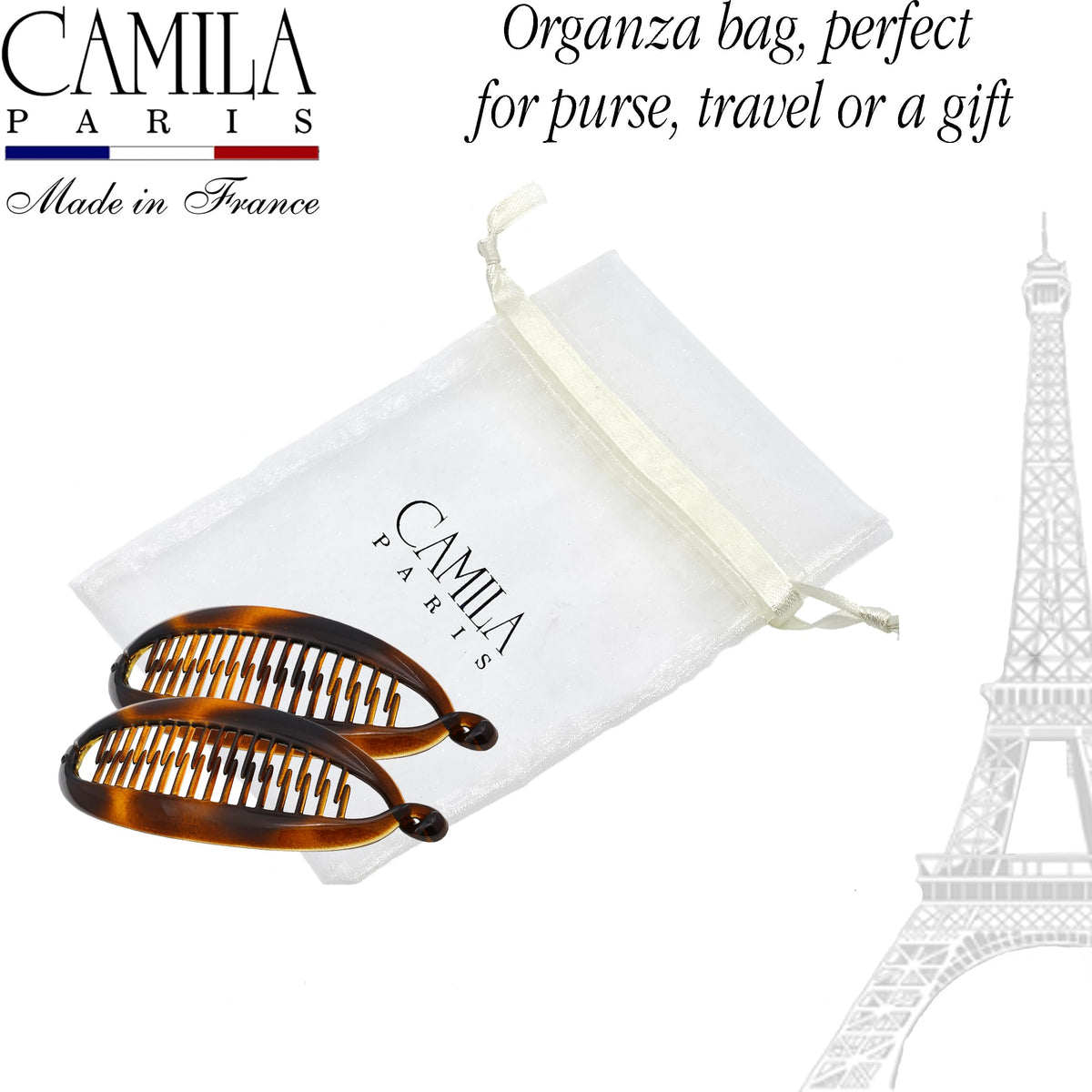 Camila CP2 in-hair ponytail style demonstrating secure, damage-free hold
