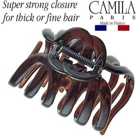 Camila Paris clip used to create a tidy half-up hairstyle quickly