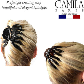 Camila Paris tortoise shell close-up highlighting durable cellulose acetate