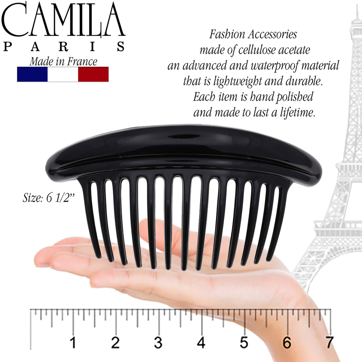 Camila Paris pair interlocking mechanism locked together providing secure hold