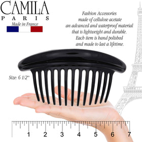 Camila Paris pair interlocking mechanism locked together providing secure hold