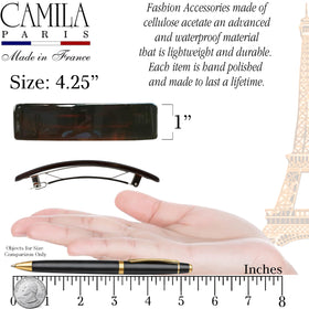 Camila Paris side profile showing curvature and comfortable hair contour fit
