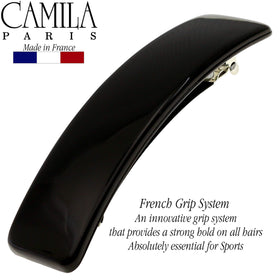 Camila Paris worn in hair half-up style demonstrating elegant look and comfortable hold