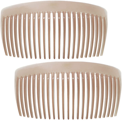 Camila Paris front packaging showing nude curved combs and secure hold
