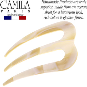 Camila Paris close-up of three prongs highlighting smooth tips for gentle hold