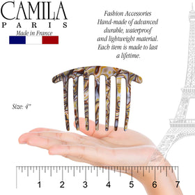 Camila Paris comb tooth detail polished surface protecting hair from snags