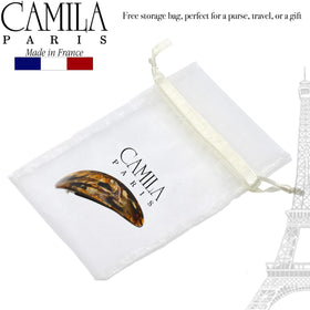 Camila material texture close-up of cellulose acetate for durable long-lasting finish