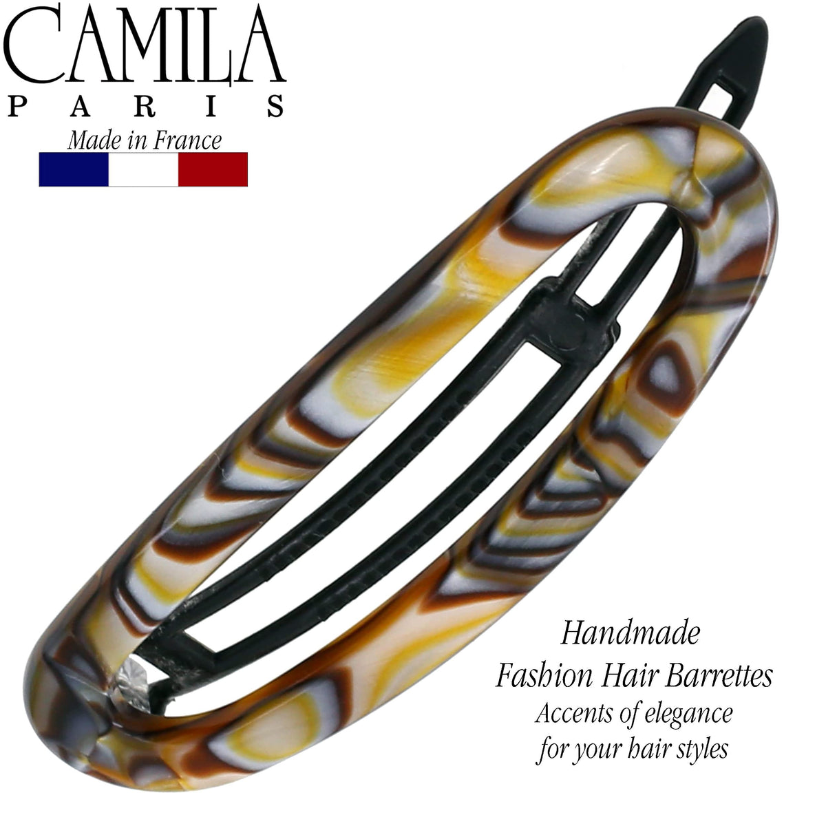 Camila Paris side profile highlighting curved shape for comfortable grip