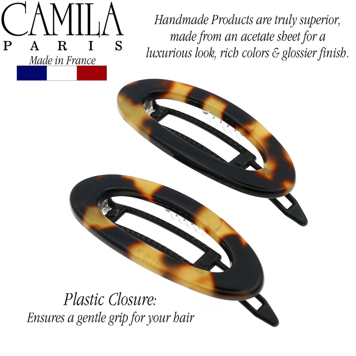 Camila Paris detail shot of the snap mechanism showing reliable performance
