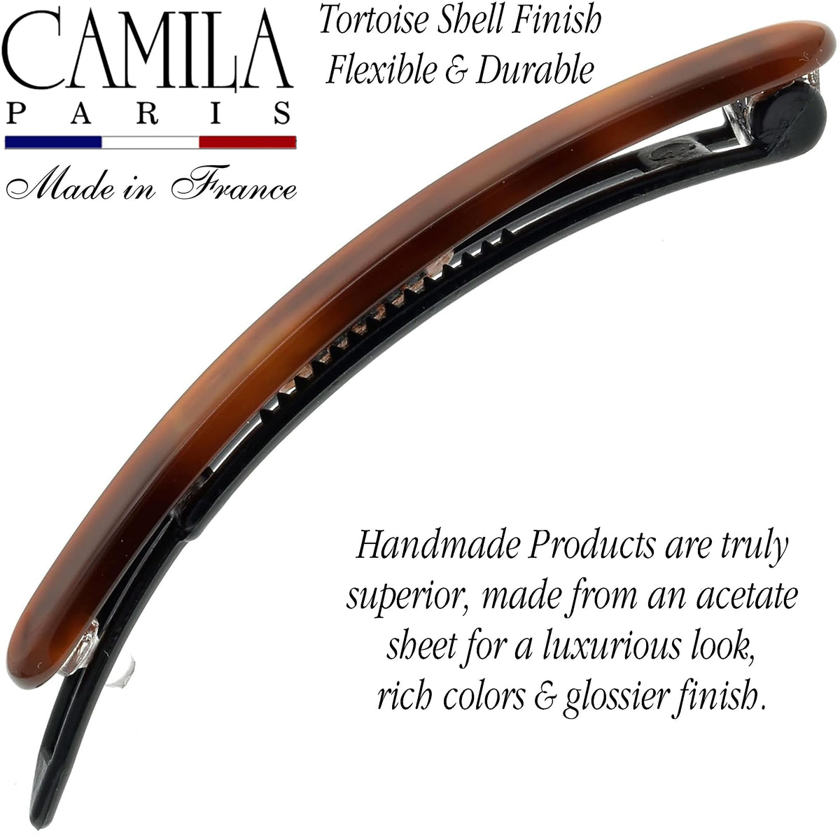 Camila Paris two barrettes arranged together demonstrating matching set versatility