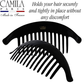 Camila Paris label and cellulose acetate material highlighting French manufacture