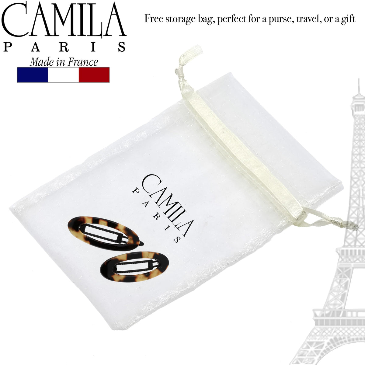 Camila Paris size shown next to a finger for scale and practical fit