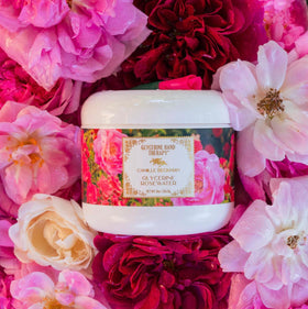 Camille Beckman cream texture close-up illustrating smooth, fast-absorbing hydration benefit