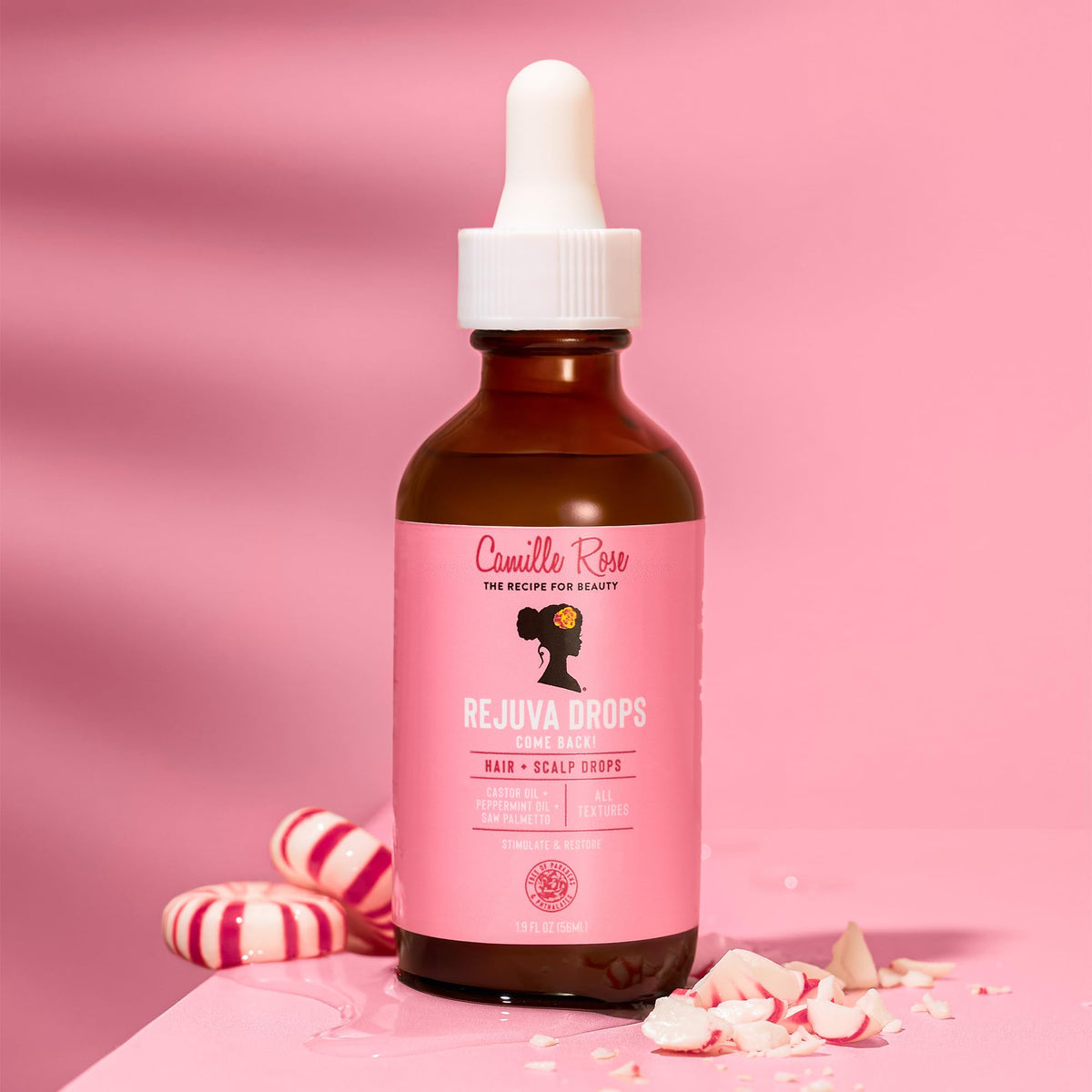 Camille Rose label close-up highlighting ingredients and transparency