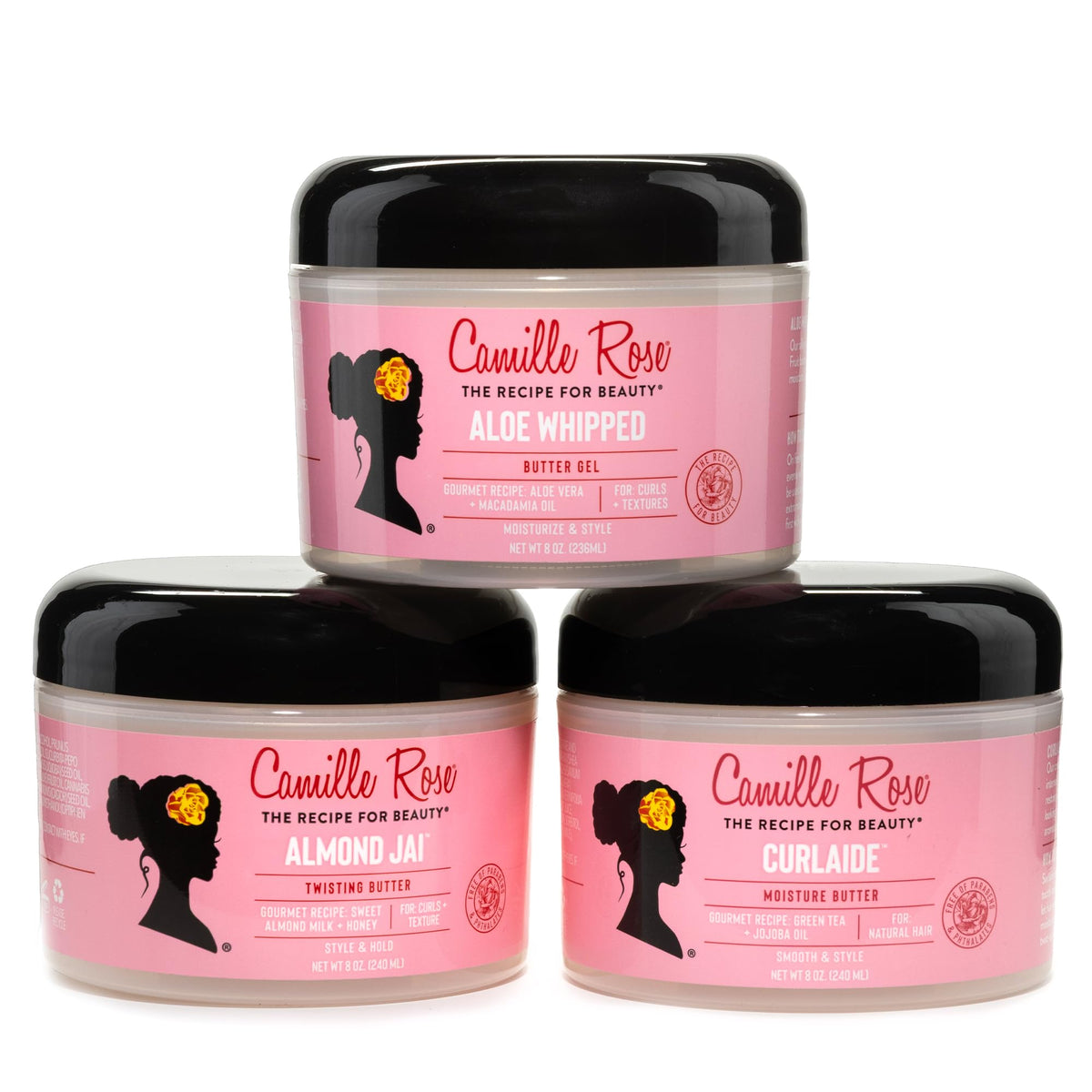 Camille Rose Curlaide applied in a twist-out hairstyle to define curls and reduce frizz