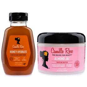 Camille Rose front packaging bundle showing both products and benefits