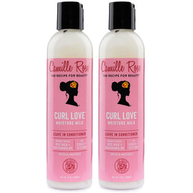 Camille Rose front packaging showing two bottles and clear product benefits