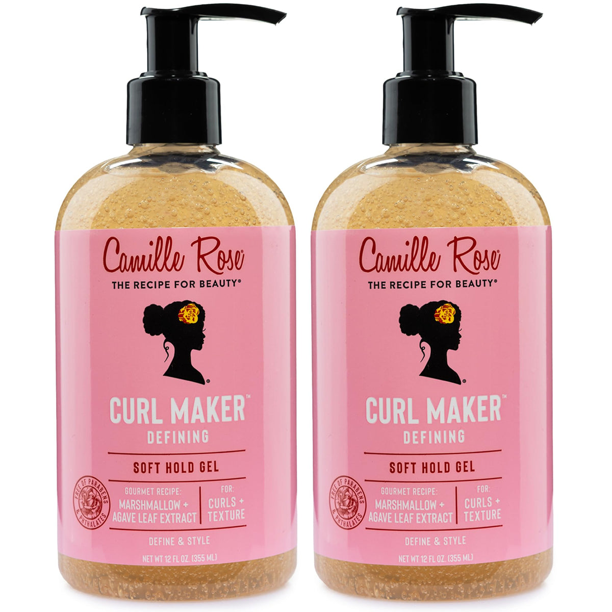 Camille Rose front packaging showing product and branding, clear ingredient focus
