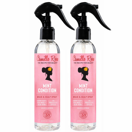Camille Rose front packaging showing two mint condition bottles and cooling benefits