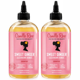 Camille Rose front packaging showing two bottles and product benefit