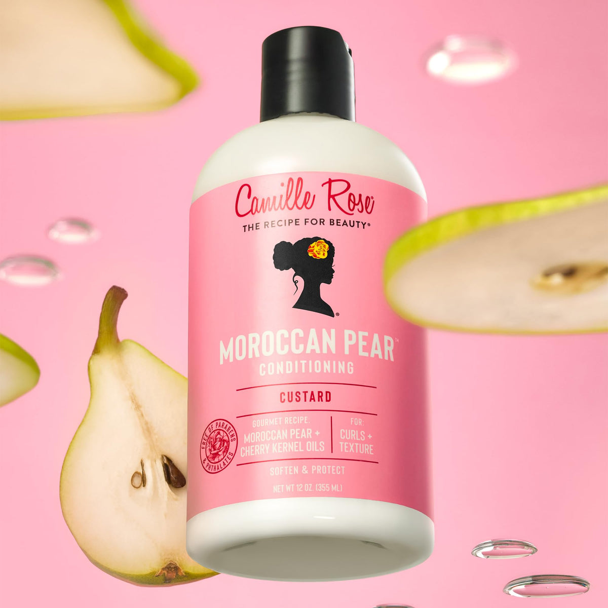 Camille Rose applied to wet hair demonstrating easier detangling