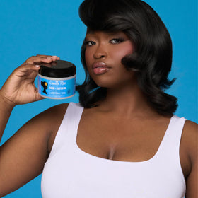 Camille Rose in-use on wet hair showing easier comb-through and reduced tugging